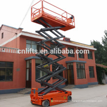 14m China self-propelled hydraulic electric scissor lift